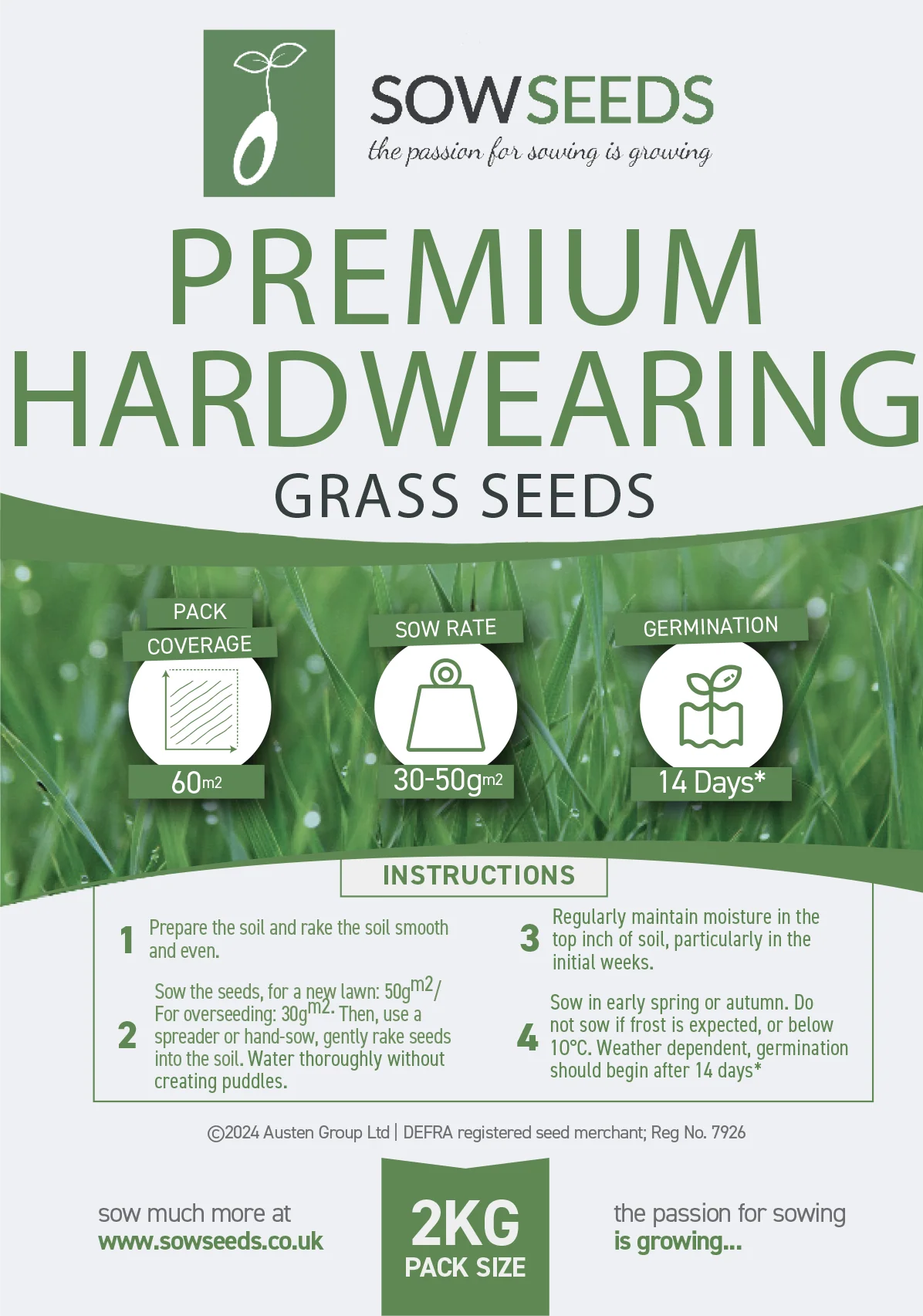 Premium Hard-Wearing Grass Seeds - Image 4